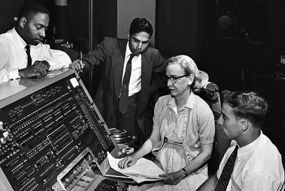 Grace Hopper at the computer