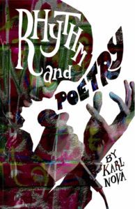 Cover of Rhythm and Poetry with face and hands of person