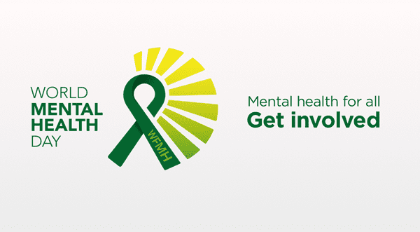 World Mental Health Day green logo