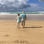 Beth Moulam at Fraser Island on the South Eastern Coast of Queensland, Australia