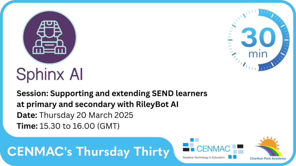 Supporting and extending SEND learners with RileyBot AI Supporting and extending SEND learners with RileyBot AI