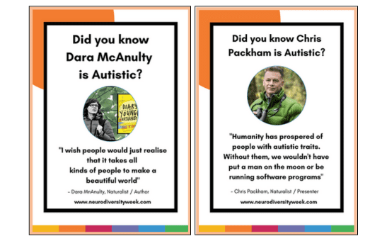 Did you know naturalists Dara McAnulty and Chris Packham are autistic? Did you know naturalists Dara McAnulty and Chris Packham are autistic?