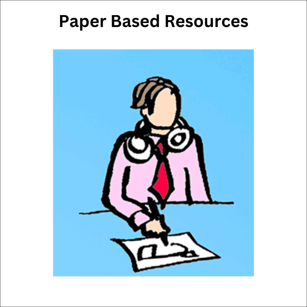 AAC Paper Based Resources