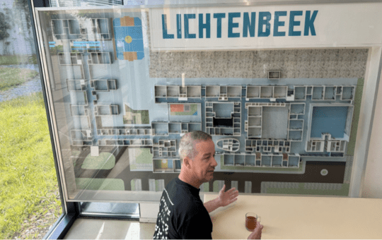 Model floor plan of Lichtenbeek School Model floor plan of Lichtenbeek School
