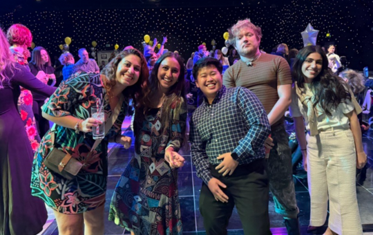 Some of the CENMAC team on the dance floor
