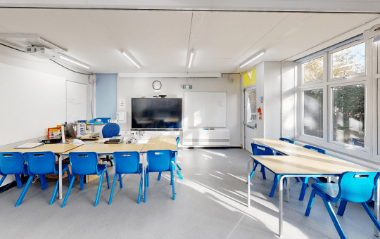 Ocean 3D image of one of the classrooms at Charlton Park Academy Ocean 3D image of one of the classrooms at Charlton Park Academy