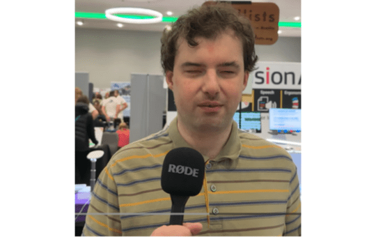 Matthew Horspool, General Manager of the Braillists Foundation