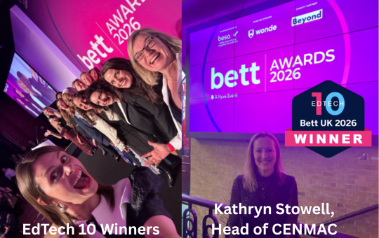 BETT Awards 2026 - EdTech 10 Winners Kathryn Stowell, Head of CENMAC BETT Awards 2026 - EdTech 10 Winners Kathryn Stowell, Head of CENMAC
