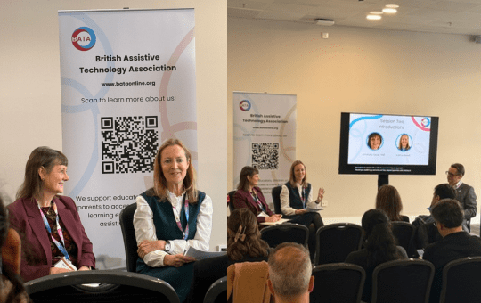 Annamarie Hassall MBE and Kathryn Stowell discussing the Education Policy Landscape and Assistive Technology at BETT UK 2026 Annamarie Hassall MBE and Kathryn Stowell discussing the Education Policy Landscape and Assistive Technology at BETT UK 2026