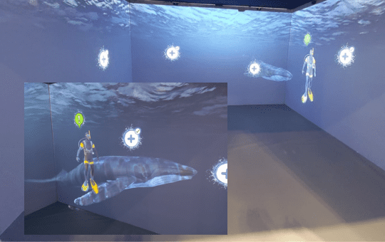 Immersive room display at BETT UK 2026 Immersive room display at BETT UK 2026