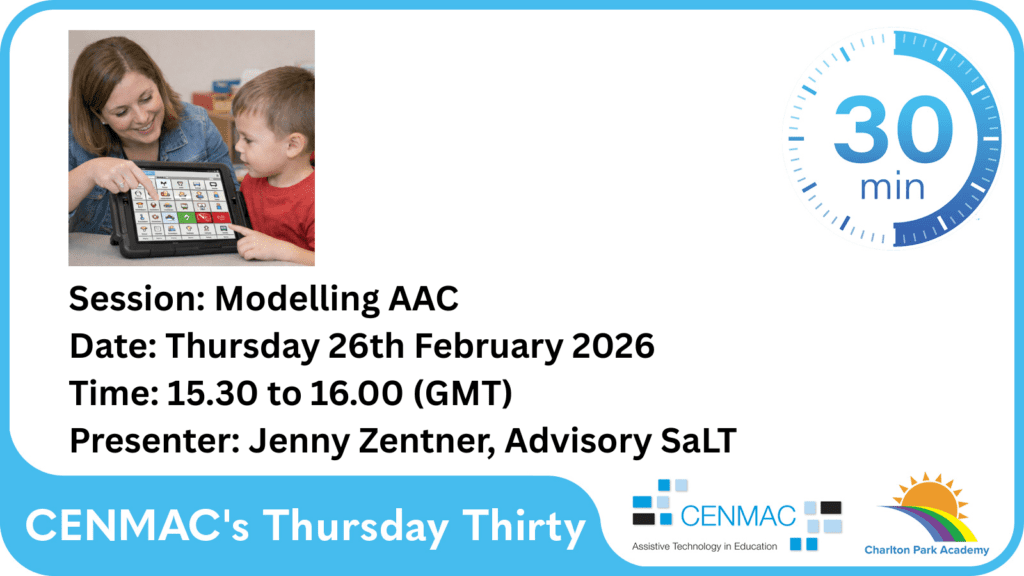 CENMAC's Thursday Thirty Modelling AAC