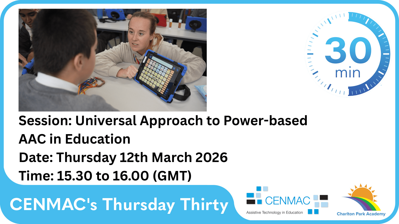 Universal Approach to Power-based AAC in Education - CENMAC