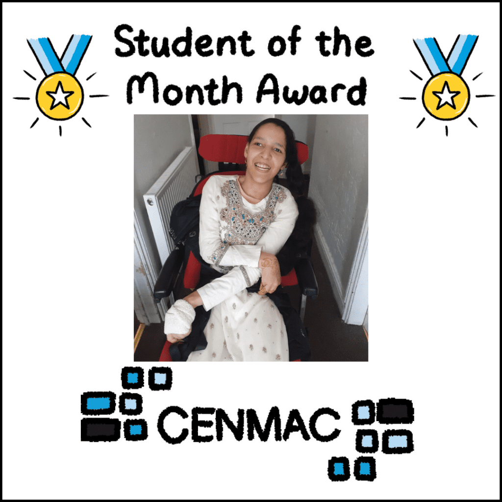 CENMAC's Student of the Month awarded to Sabrin