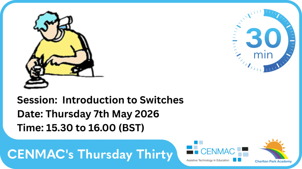 CENMAC's Thursday Thirty Session: Introduction to Switches Date: Thursday 7th May 2026 Time: 15.30 to 16.00 (BST)