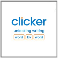 clicker unlocking writing word by word