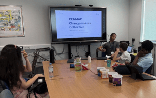 Members of the CENMAC Changemakers Collective meeting to discuss the SEND Reform White Paper