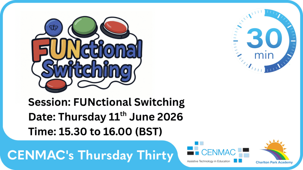 CENMAC's Thursday Thirty Session: FUNctional Switching
