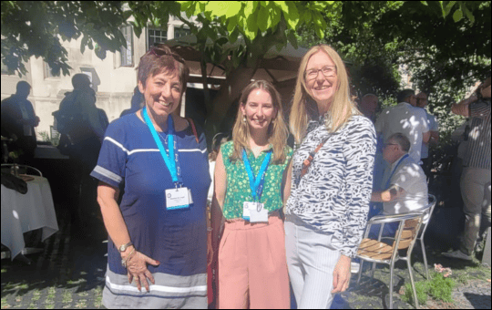 Maureen De Longhi, Carys McCloskey and Mary Long at the BATA AGM