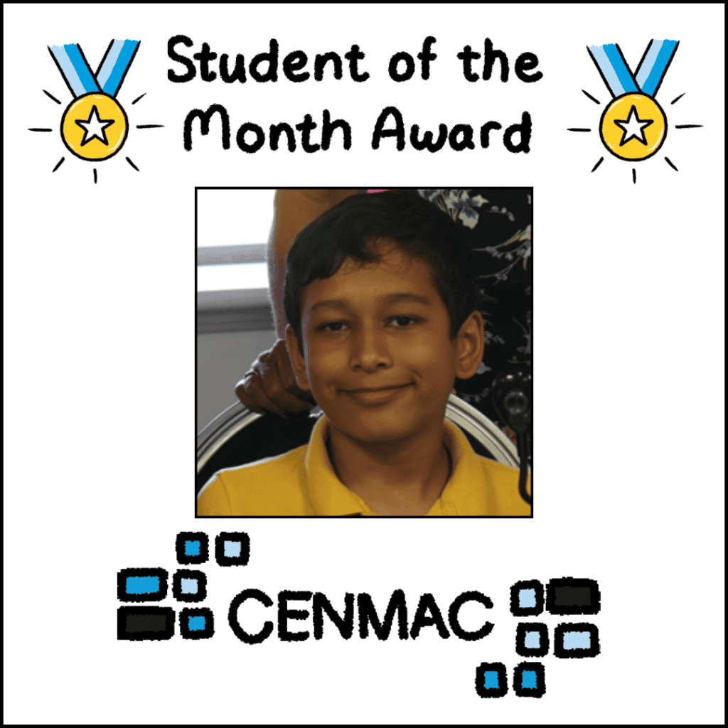 Student of the Month awarded to Denish at Charlton Manor Primary